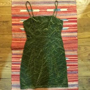 🌙✨Vintage 90’s Shimmery Gold Mini Dress✨🌙